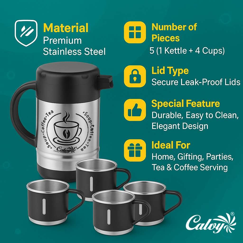 Gift Set 5 pcs. Tiffany Kettle