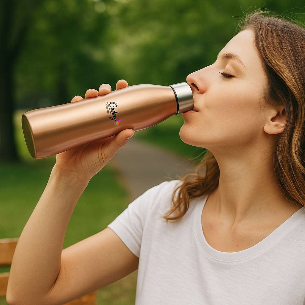 Rose Gold Bottle Gift Set